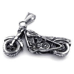 Titanium Motorcykel Vedhæng Halskæde (Gratis Kæde)