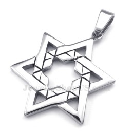 Titanium Lucky Star Vedhængshalskæde (Gratis Kæde)