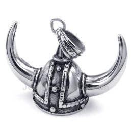 Titanium Horn Helmet Vedhæng Halskæde (Gratis Kæde)
