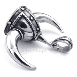 Titanium Horn Helmet Vedhæng Halskæde (Gratis Kæde)