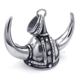 Titanium Horn Helmet Vedhæng Halskæde (Gratis Kæde)