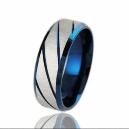 Titanium 7 Mm Rillet Ring