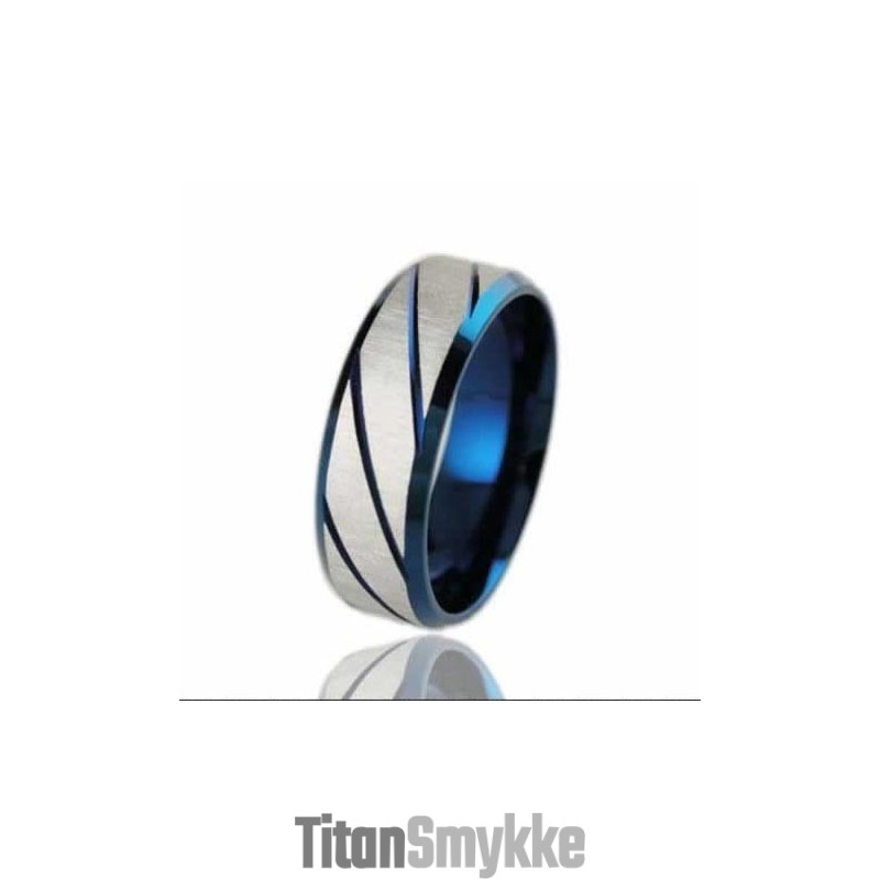 Titanium 7 Mm Rillet Ring