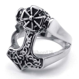 Titanium Thor'S Hammer Ring