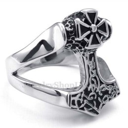 Titanium Thor'S Hammer Ring