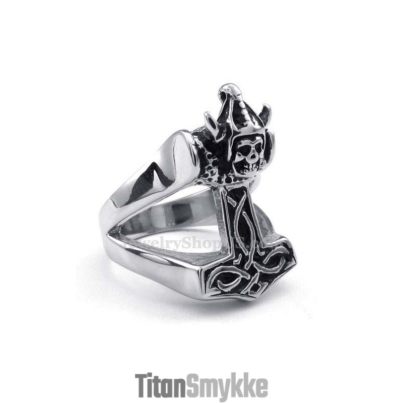 Titanium Thor'S Hammer Ring