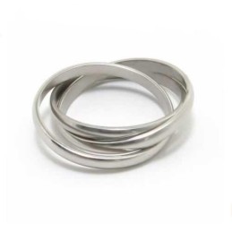 Tre Cirkler 8 Mm Titaniumring