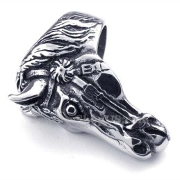 Titanium Hestehoved Ring