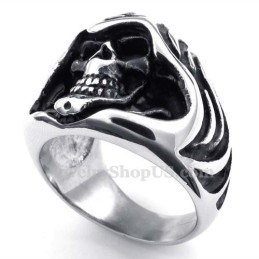 Titanium Kranie Troldmandsring