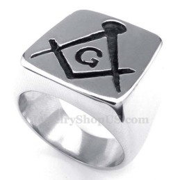 Titanium Frimurerring