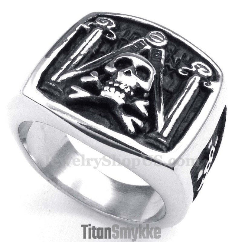 Titanium Frimurerring