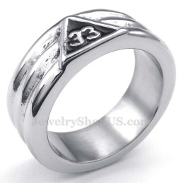 Titanium Frimurerring