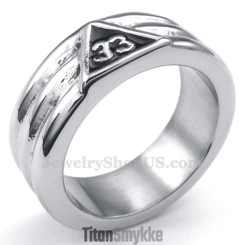 Titanium Frimurerring