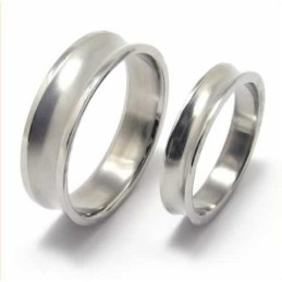 Konkav 6 Mm Titaniumring