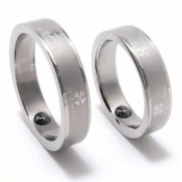 Firkløver 5 Mm Titaniumring