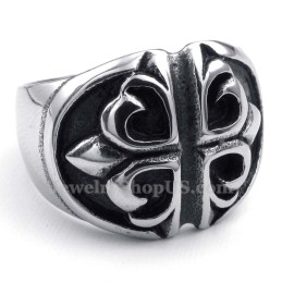 Titanium Korsblomsterring