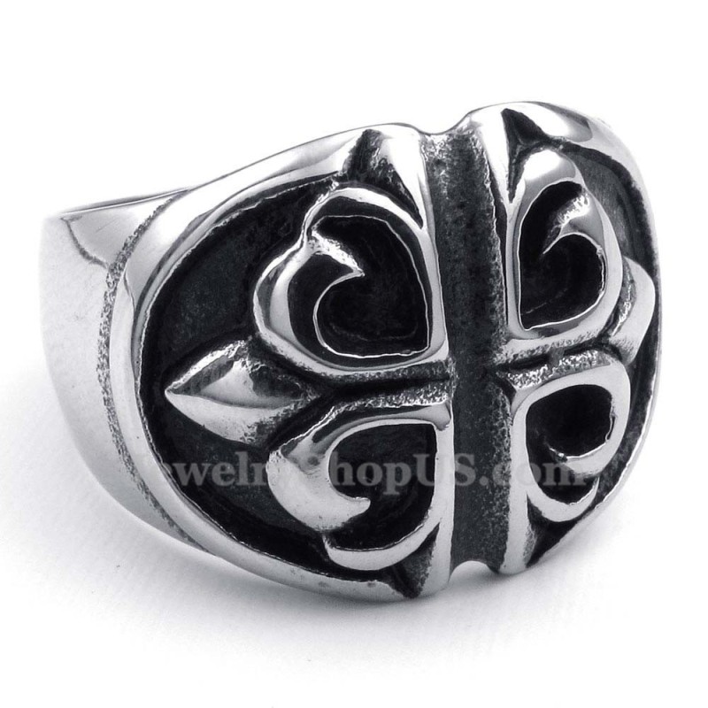 Titanium Korsblomsterring