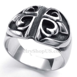 Titanium Korsblomsterring