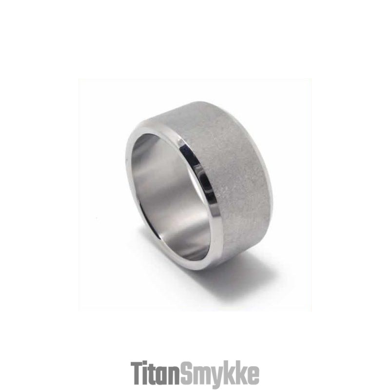 Børstet 6 Mm Titaniumring