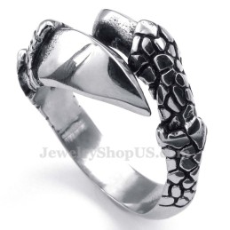 Titanium Ørnekløer Ring
