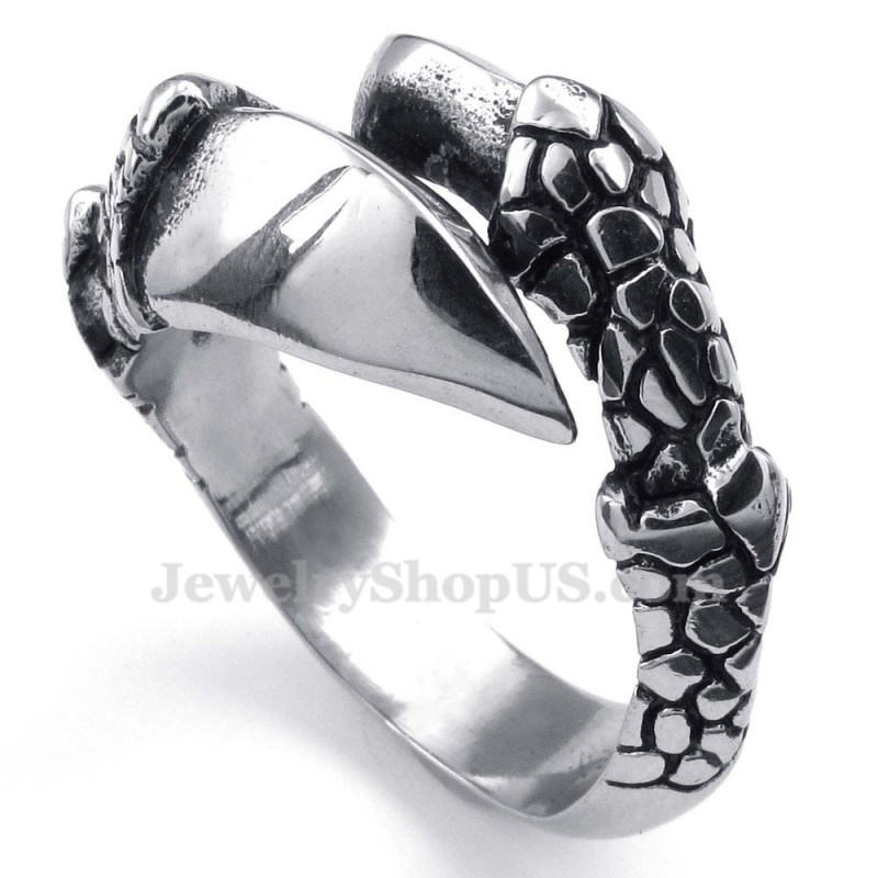 Titanium Ørnekløer Ring
