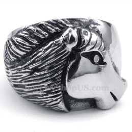 Titanium Hestehoved Ring