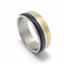 Tre Cirkler 8 Mm Titaniumring