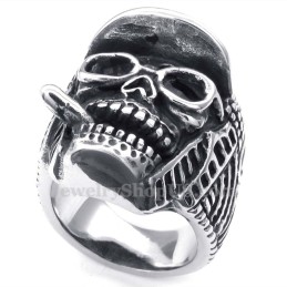 Titanium Baseballkasket Kranie Ring