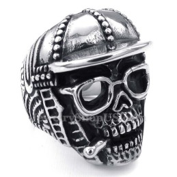 Titanium Baseballkasket Kranie Ring