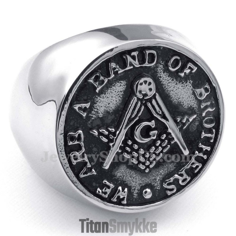 Titanium Frimurerring