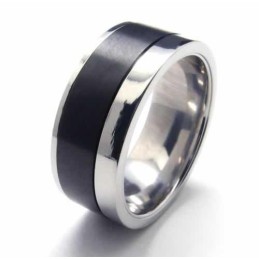Herre 8 Mm Sort Titaniumring