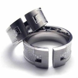 8 Mm Herre Designer Titaniumring