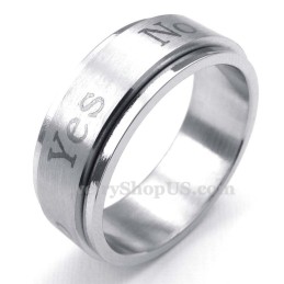 Ja Nej Titanring (Kan Drejes)