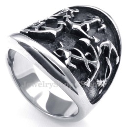 Titaniumring Med Ankre