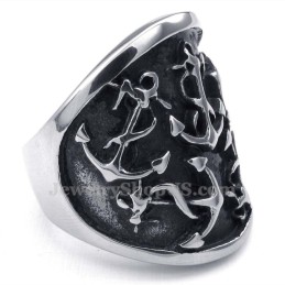 Titaniumring Med Ankre
