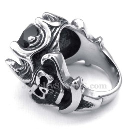 Sort Zirkon Titaniumring