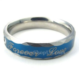 Forever Love Blå Titanium Parring (Herre)