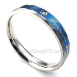 Forever Love Blå Titanium Parring (Dame)