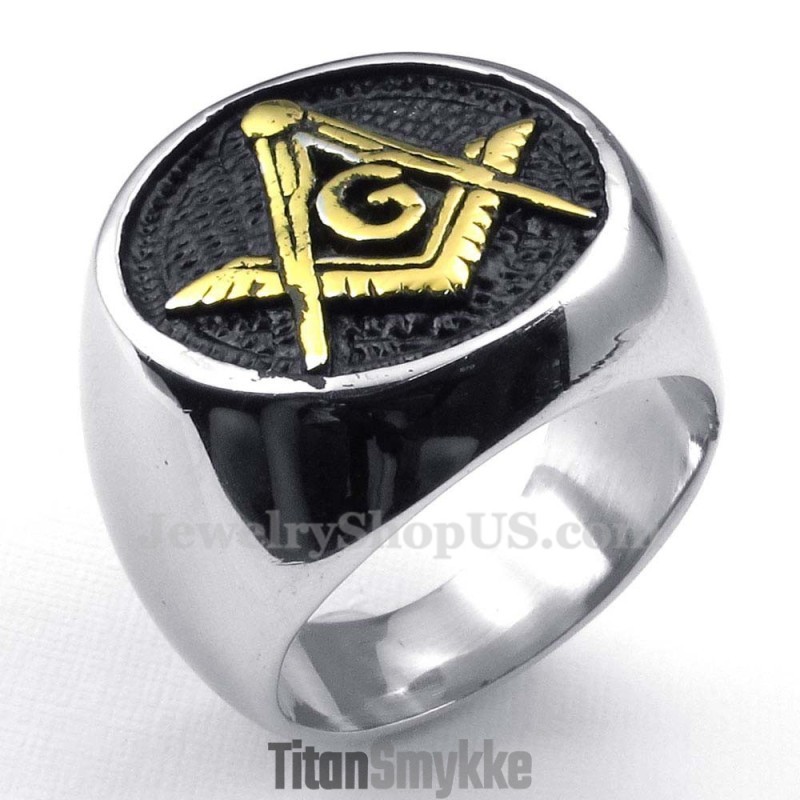 Titanium Frimurerring