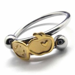 Fruit Love 8Mm Titanium- Og Guldring