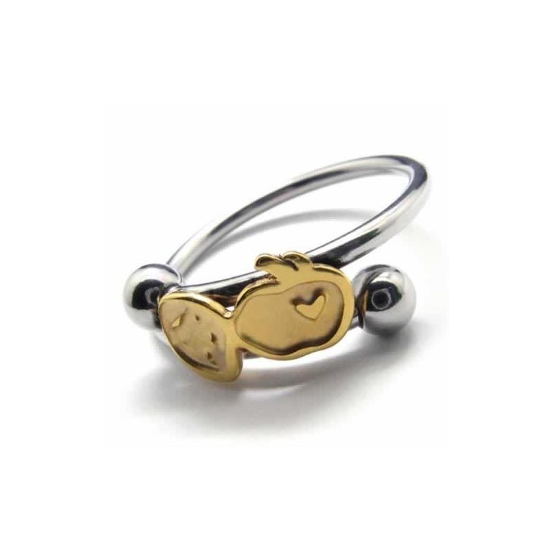Fruit Love 8Mm Titanium- Og Guldring