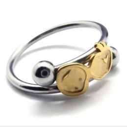 Fruit Love 8Mm Titanium- Og Guldring