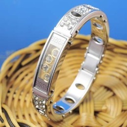 Herre Titanium Diamant Armbånd
