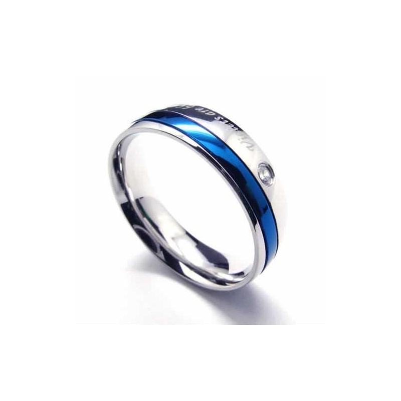 Mm Diamant Unisex Titanium Ring