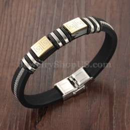 Elegant Nyt Herrearmbånd I Titanium C932