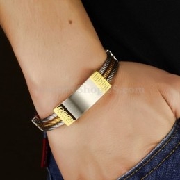 Udsøgt Herrearmbånd I Titanium C755