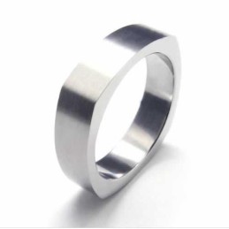 5 Mm Unisex Ren Titaniumring