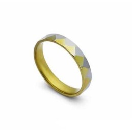 4 Mm Titanium Guld- Og Sølvring