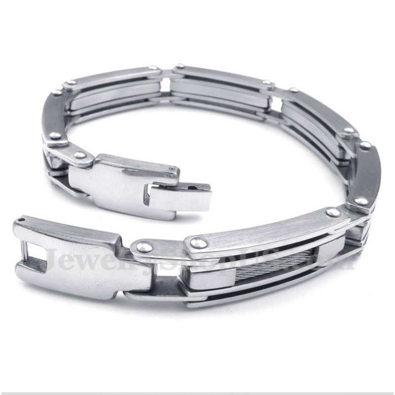 Titanium Kabelarmbånd Til Mænd Titanium Kabelarmbånd Til Mænd