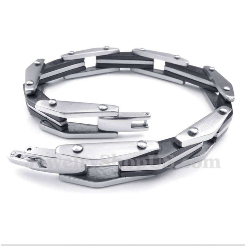Herrearmbånd I Sort Titanium Herrearmbånd I Sort Titanium